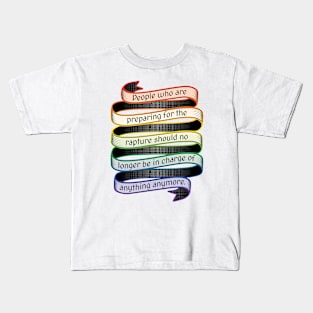 Rapture Nonsense (rainbow) Kids T-Shirt